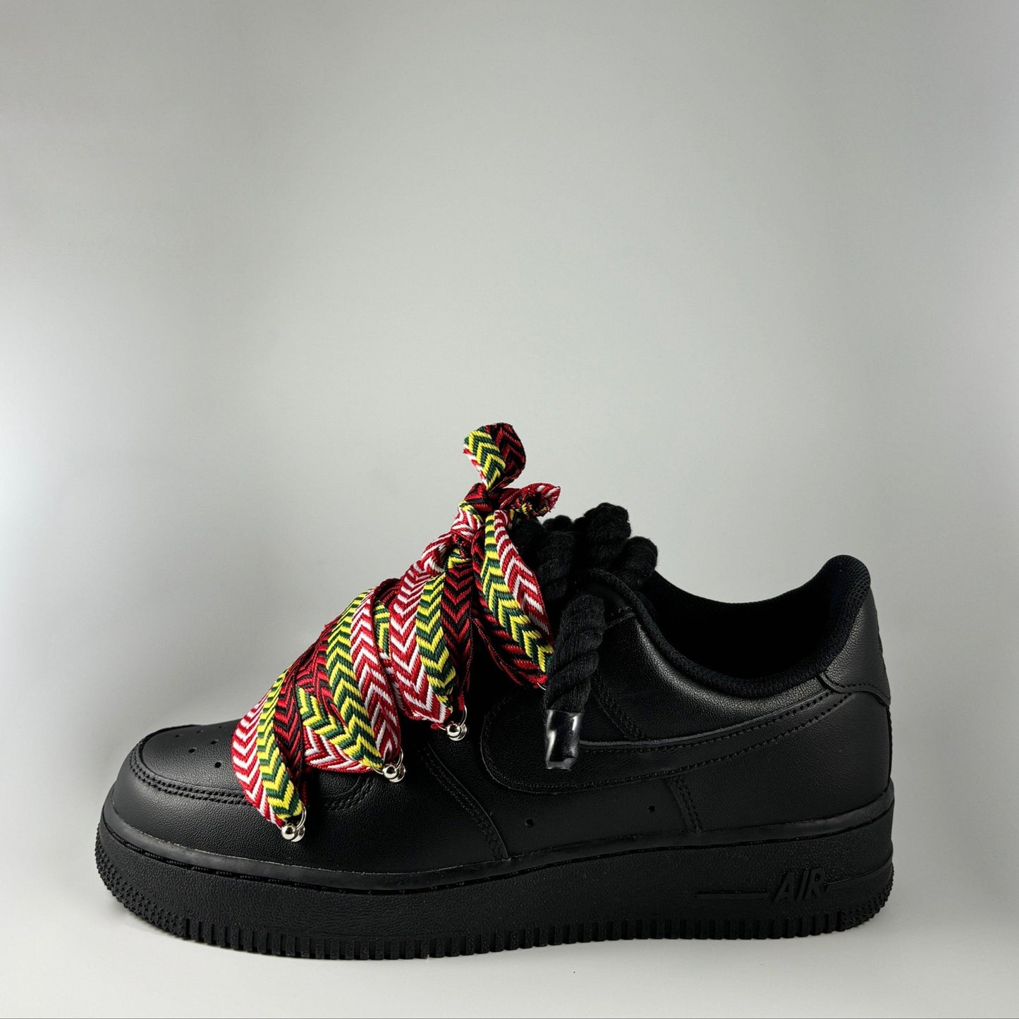 AF1 Black JRopes Lanvin Red
