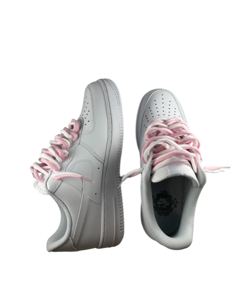 AF1 double-laced pink