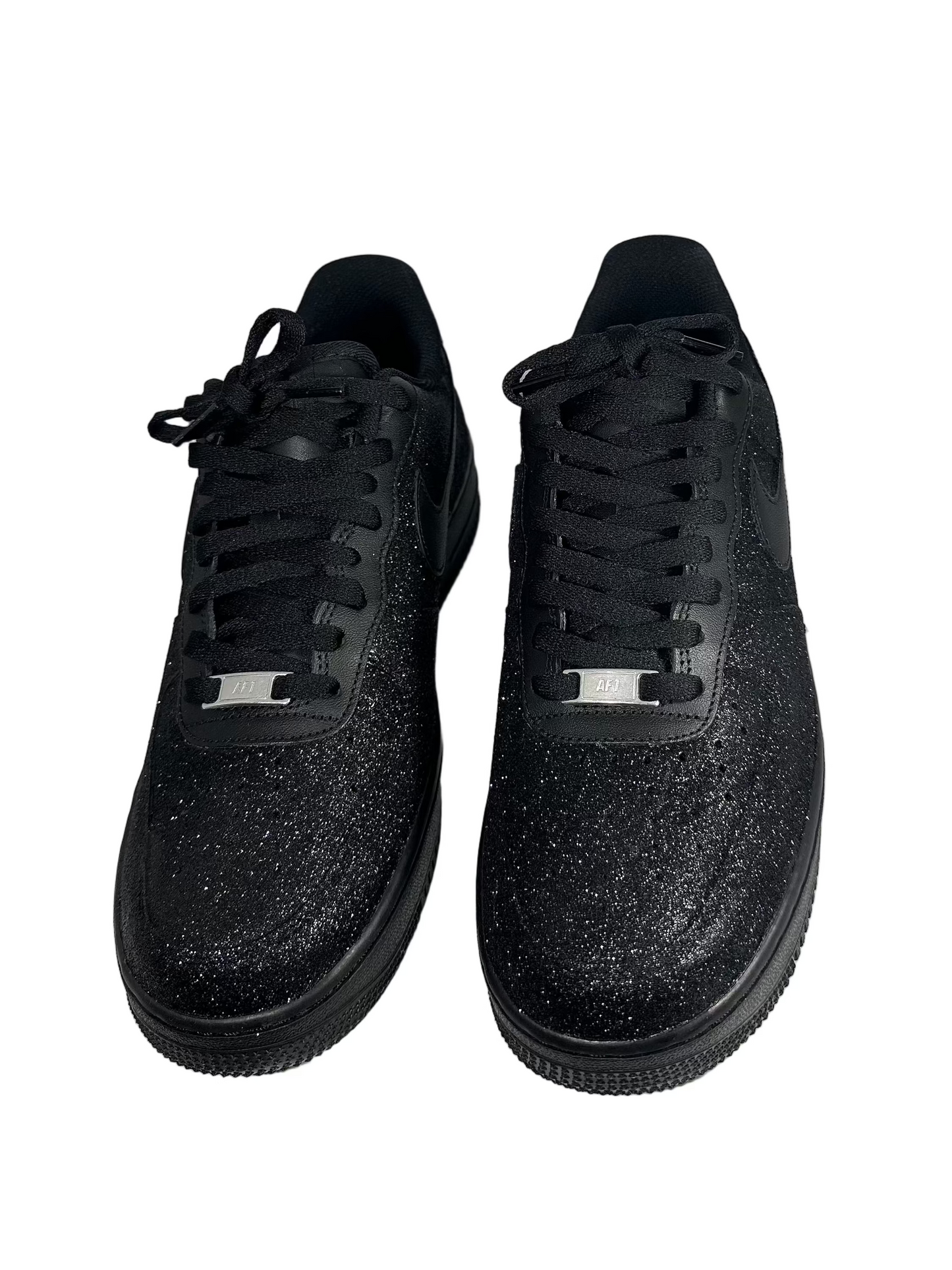 AF1 all black glitter