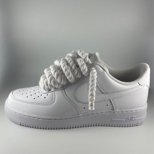 AF1 JRopes all white