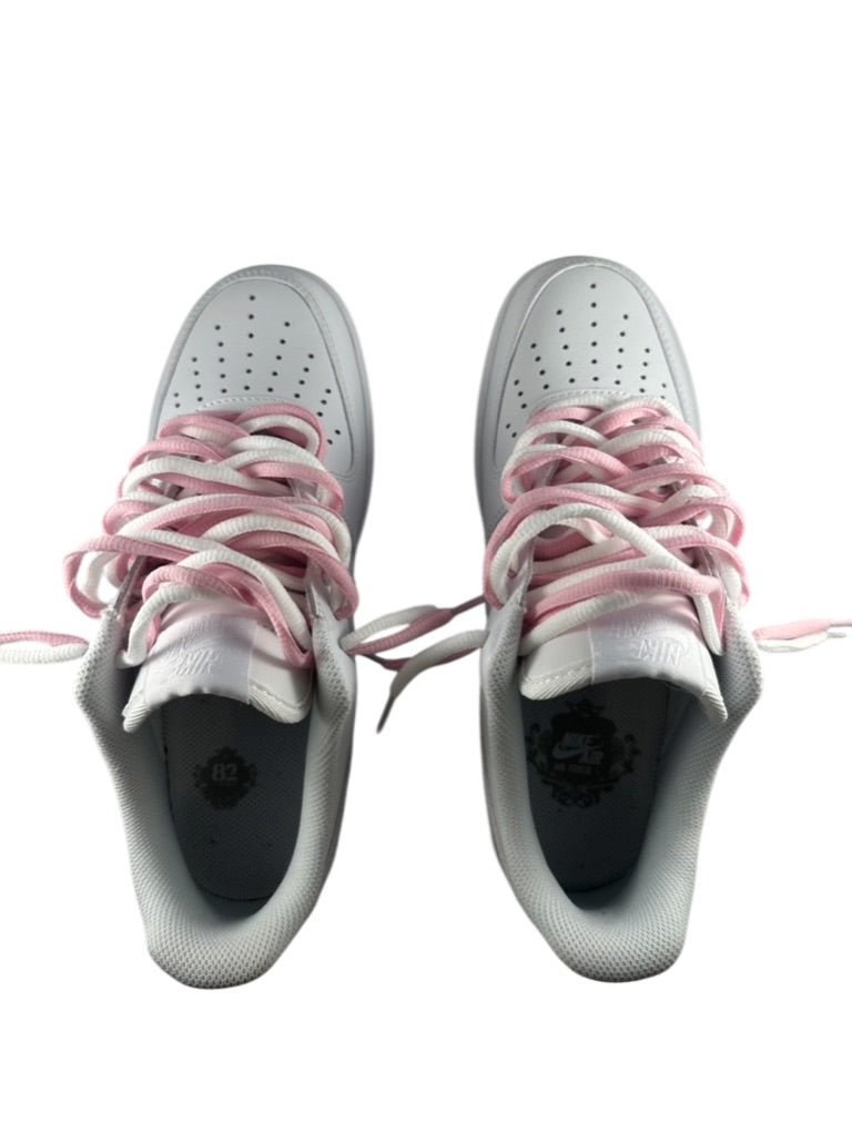 AF1 double-laced pink