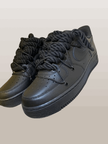 AF1 JRopes OffWhite triple black