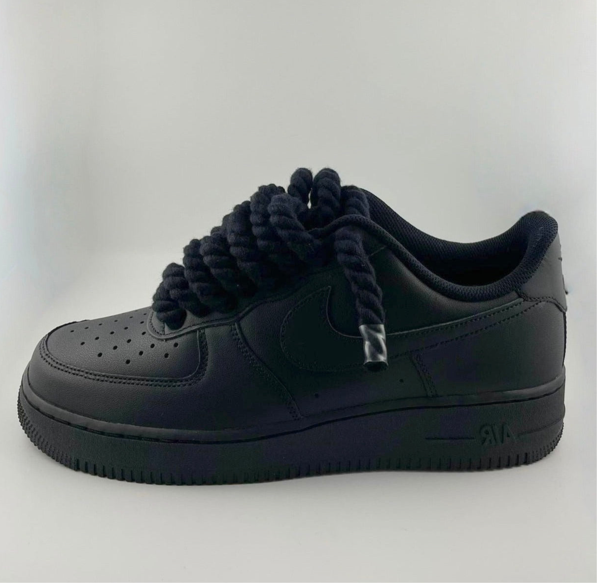 AF1 JRopes all black