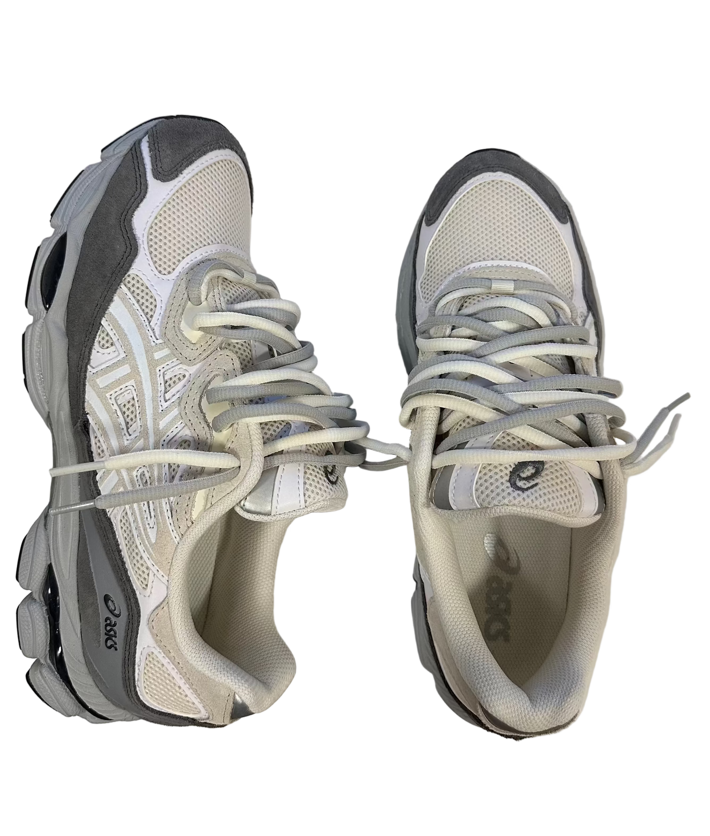 ASICS GEL NYC CREME-GREY (grey laces)