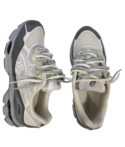 ASICS GEL NYC CREME-GREY (grey laces)