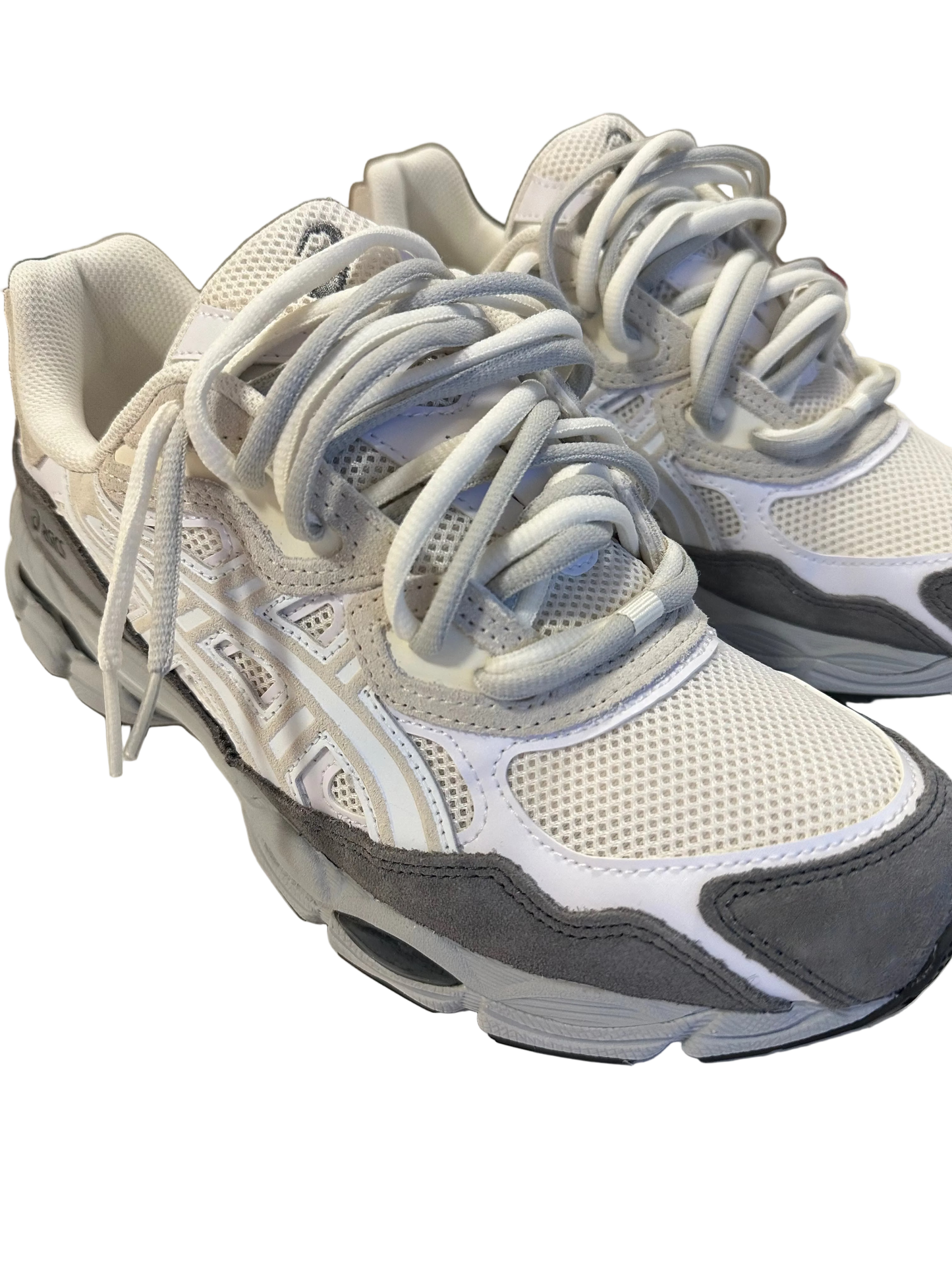 ASICS GEL NYC CREME-GREY (grey laces)