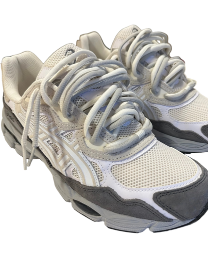 ASICS GEL NYC CREME-GREY (grey laces)