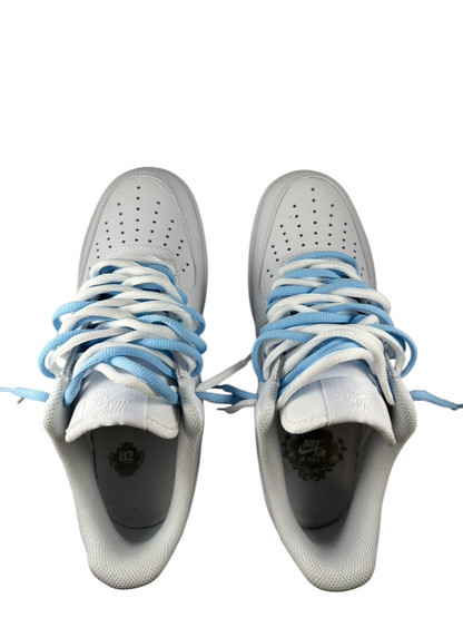 AF1 double-laced baby blue
