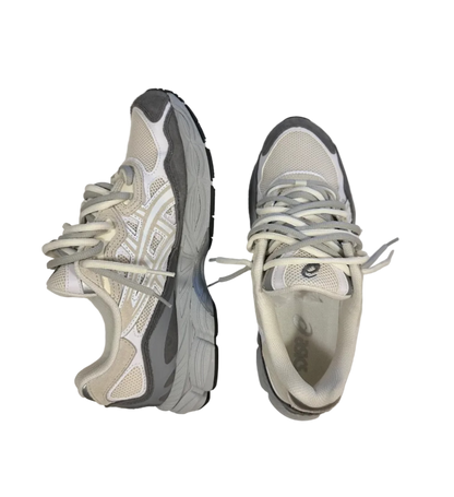 ASICS GEL NYC CREME-GREY (grey laces)