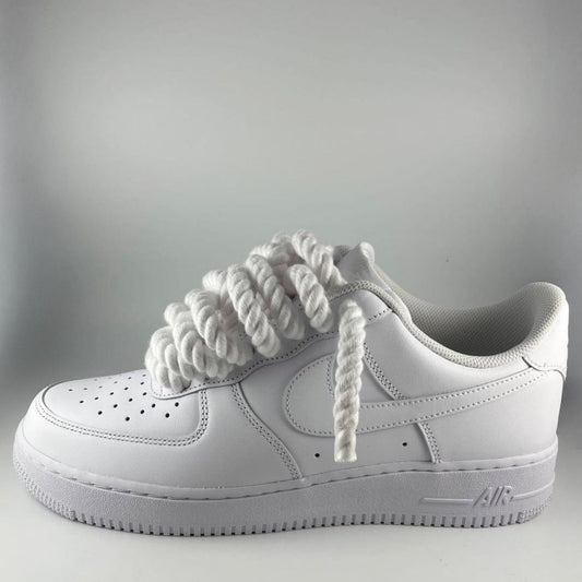 AF1 JRopes all white